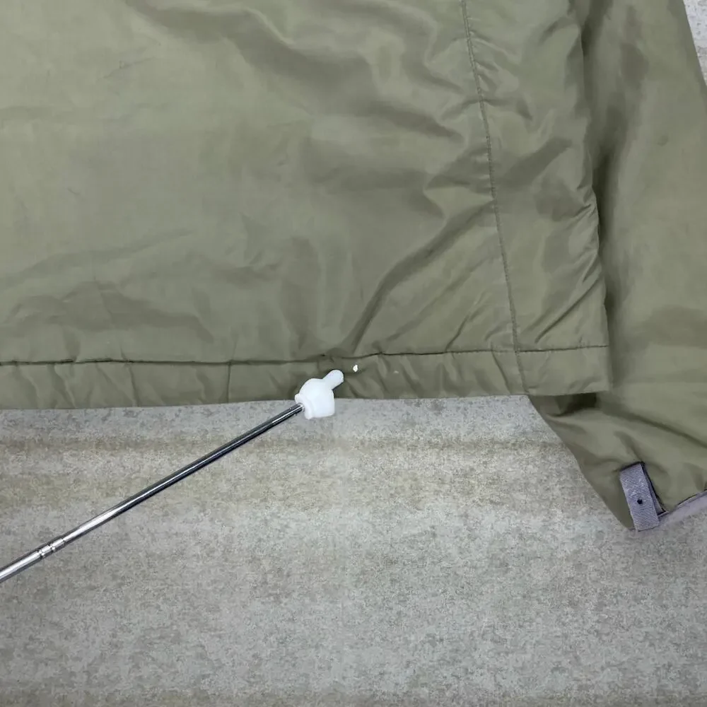 Vintage Y2K The North Face Puffer Jacket Mens L Green Grey Insulated Polyester - Picture 9 of 13